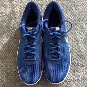 Nike Royal Blue Mesh Sneakers size 12